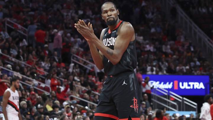 Rockets’ Kevin Durant blasts past the Blazers with 30