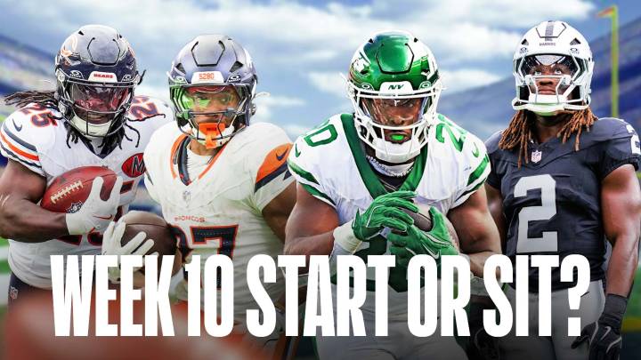 NFL Fantasy Football Week 10 2025 Start ‘Em Sit ‘Em: Running Back
