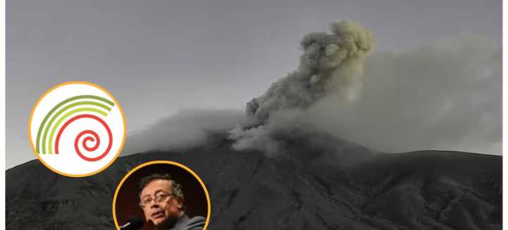 la situación del Volcán Puracé: