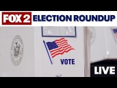 How many voters are turning out for the Detroit election?