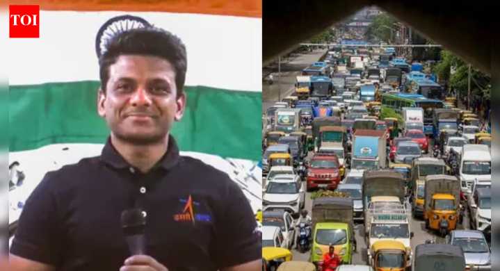 ‘Reaching Bengaluru from space is easier’: Astronaut Shubhanshu Shukla’s quip on city’s traffic goes viral