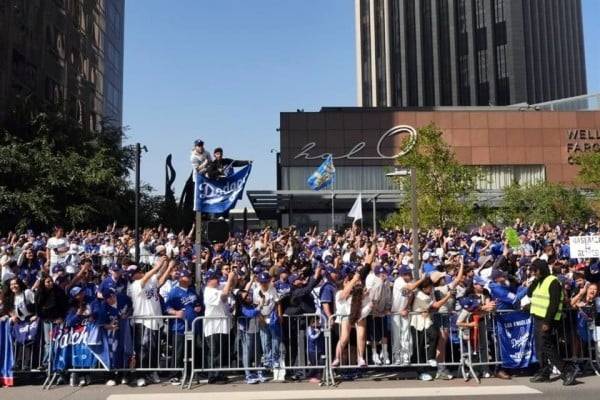Las postales del festejo del bicampeonato de los Dodgers