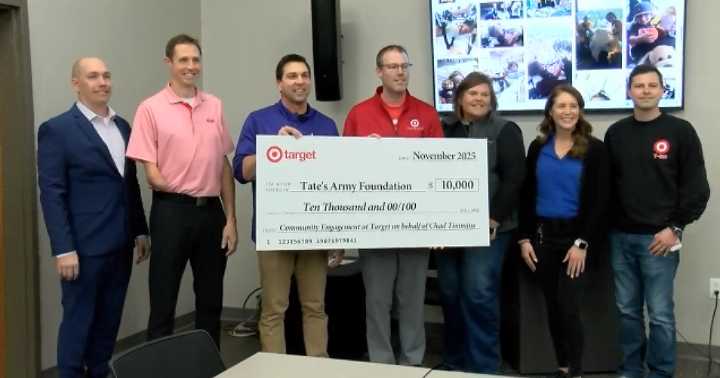 Target donates $10k to Cedar Falls group for lawnmower safety