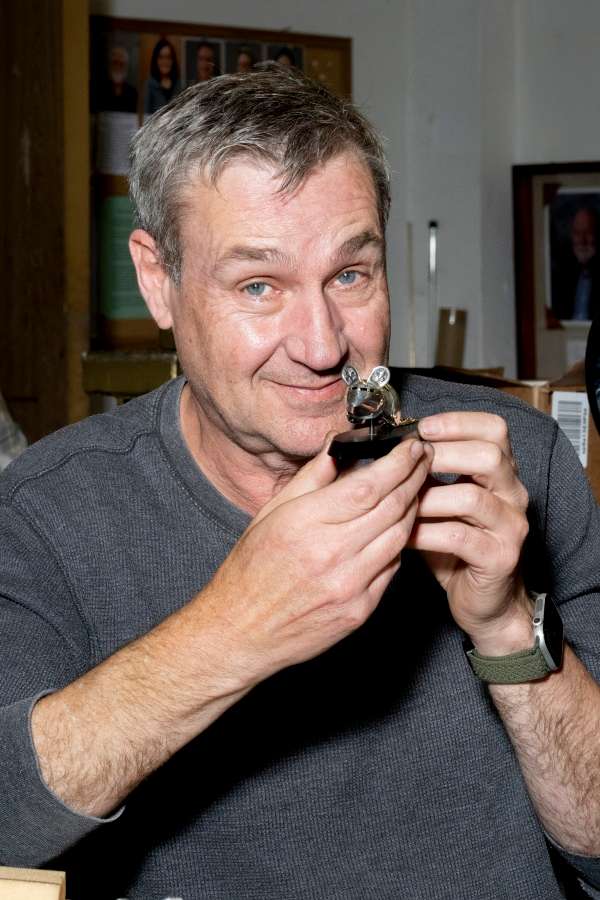 This artist designs intricate suits of armor. The intended wearer? A humble mouse