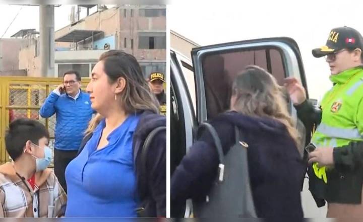 Niño con trasplante de riñón queda varado por paro de transportistas y es ayudado por la PNP para llegar a cita médica