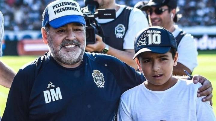 El desgarrador mensaje de Benjamín Agüero por el aniversario de muerte de Maradona