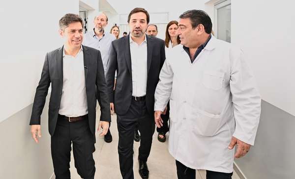 Kicillof inauguró una obra en Florencio Varela que había paralizado Milei