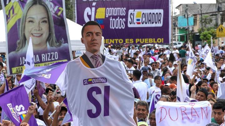 Daniel Noboa se juega su proyecto político en una consulta popular en Ecuador