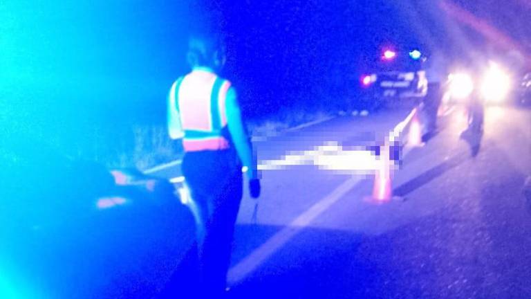 Pierde la vida un hombre luego de ser atropellado por la carretera que dirige a El Castillo, al sur de Navolato