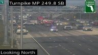 Crash shuts down part of Florida's Turnpike southbound in Osceola