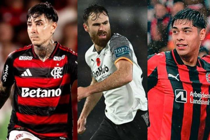 ¿Cuándo juegan?: Horarios y dónde ver los partidos de chilenos en el extranjero para la semana del 24 de noviembre