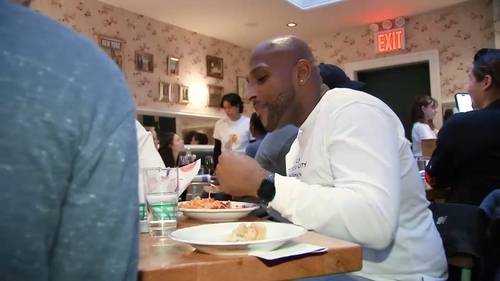 Runners carb-load before hitting the streets in TCS NYC Marathon