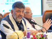 K’taka Dy CM Shivakumar Dismisses Leadership Change Buzz, Says Will Never Cross Party Line