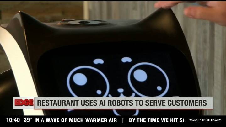 The Edge: Restaurants using AI robots to work alongside & help out human servers