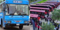 San Marcos renueva flota de “El Burrito” con ocho modernos buses Mercedes Benz para mejorar transporte de estudiantes