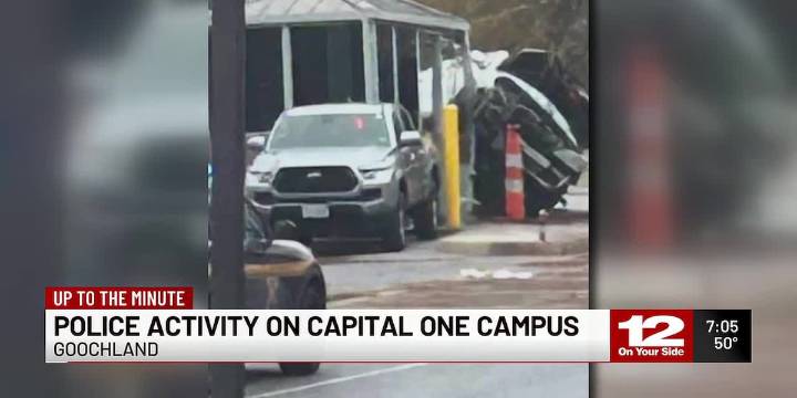 Police activity on Capital One campus in Goochland