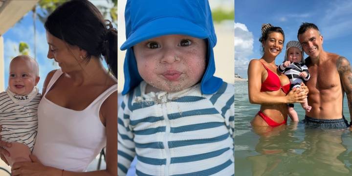 Las primeras vacaciones de Sol Pérez con su hijo y su marido en Miami: diversión y amor al lado del mar