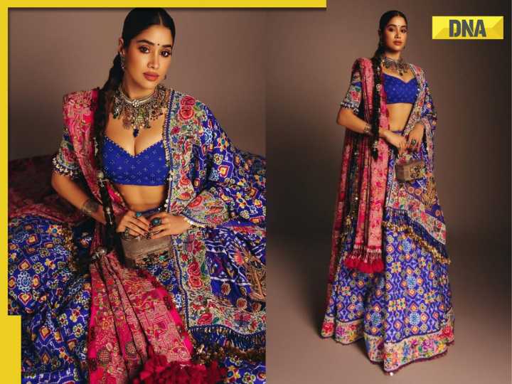 Janhvi Kapoor dazzles in custom Jigyam lehenga, carries Rs 2.86 lakh silver
