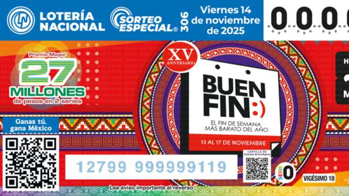 Resultados Lotería Nacional Hoy 14 de Noviembre 2025: Números Ganadores del Sorteo Especial 306