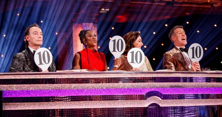 Full Strictly Come Dancing Christmas special line