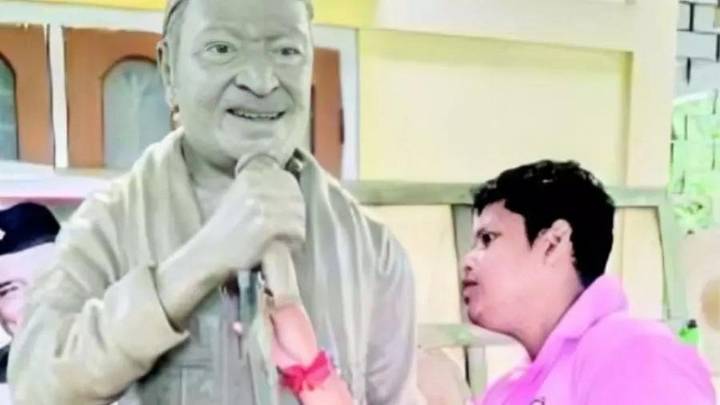 Young Artist from Nalbari Creates Statue of Dr Bhupen Hazarika to Mark Birth Centenary