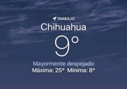 Se espera mañana nubosa con temperatura de 9 grados centígrados