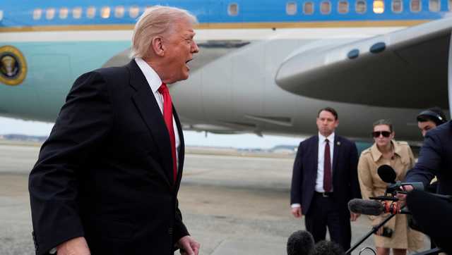 Donald Trump is 1st sitting US president at a regular