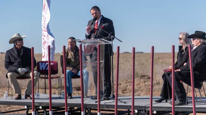WT breaks ground on $15M feedlot, education facility