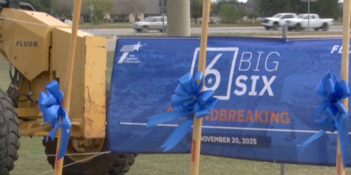 Highway 6 construction broke ground Thursday: ‘We’re going to have so many unique design features that will move folks efficiently’