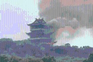 Incendio afecta el histórico Templo Yongqing en China