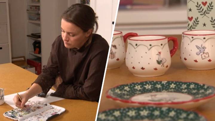 Former teacher turned artist collaborates with Pottery Barn Kids