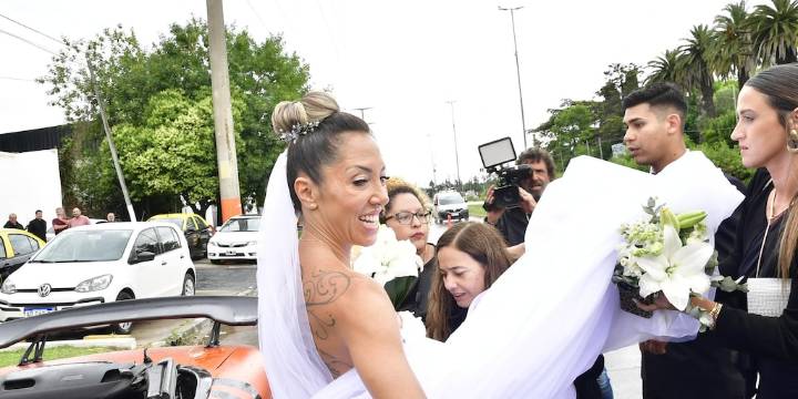 La intimidad de la celebración del casamiento de Coco Sily y Chimi Meza: el saludo especial a Teleshow