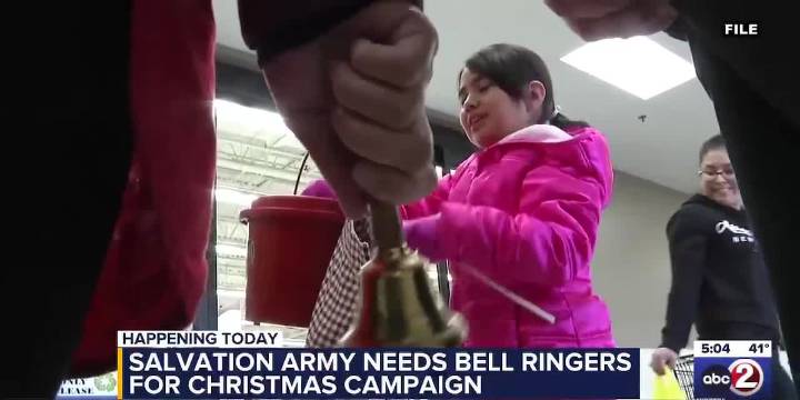 Red kettles need donations of time as well as change for season of giving