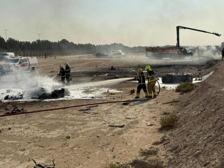 Fighter jet crashes at Dubai Air Show, killing pilot