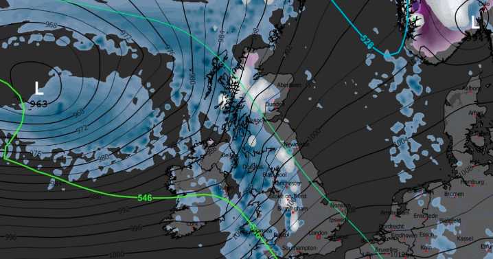 Exact date seven inches of snow forecast in UK as weather turns Arctic again