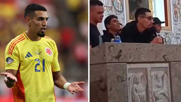 Daniel Muñoz atraviesa duro momento tras ser desafectado de la Selección Colombia: fue visto llorando en funeral de su mejor amigo en Bello (video)