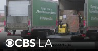 Cars line up for Inglewood food distribution as SNAP benefits are suspended