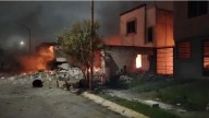 Explosiones provocan fuerte incendio en casa de Pesquería, Nuevo León