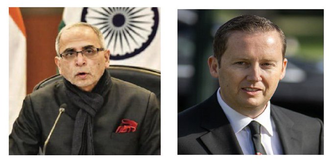 Indian ambassador Kwatra congratulates American envoy Gor