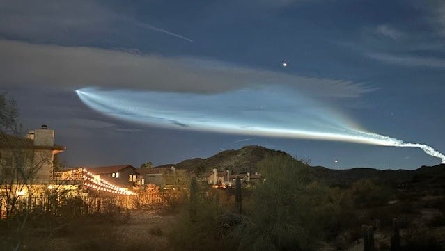 SpaceX rocket to fly over Arizona after launch. Where to see Falcon 9