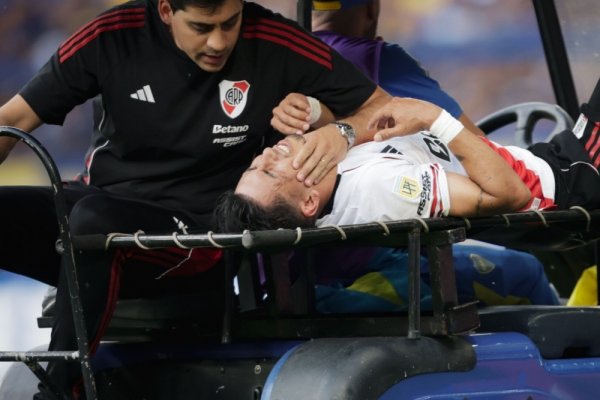 River confirmó al dura lesión que sufrió Meza en el Superclásico