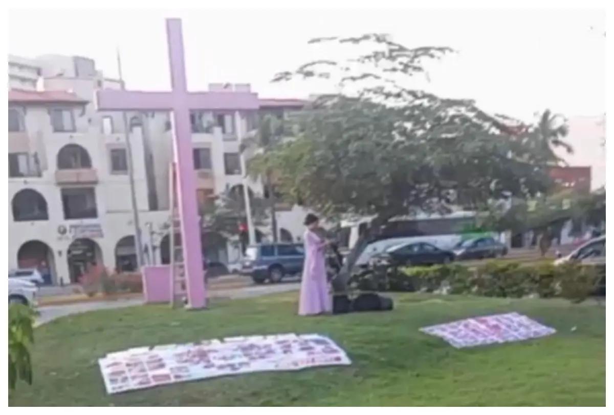 Colectivas de Puerto Vallarta realizaron jornada por el 25N en el Parque de las Mujeres