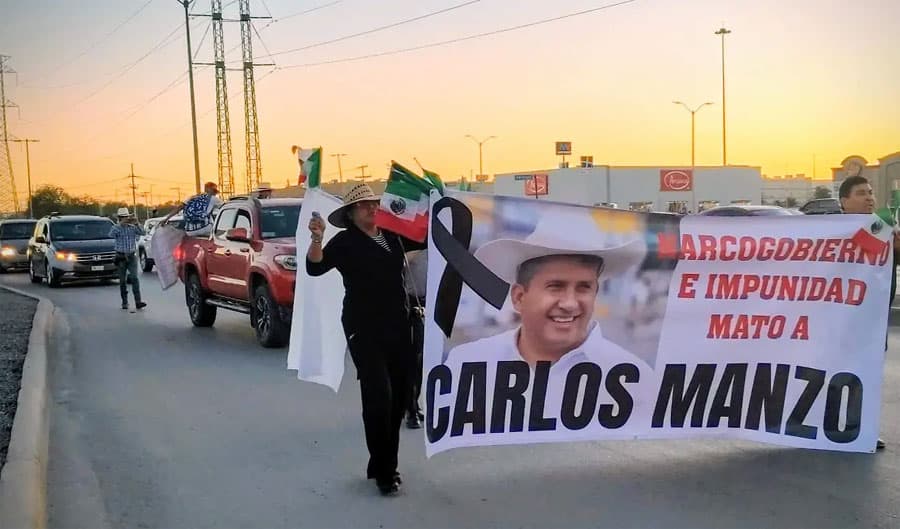 Protestan en Juárez por asesinato de alcalde