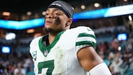 Jets’ Justin Fields catches wild stray from Colin Cowherd after TNF loss to Patriots