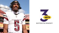 Washington Commanders Quarterback Jayden Daniels Signs with 3 Arts Sports