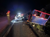“SENTÍ QUE YA ME TOCABA DESPEDIRME DE ESTE MUNDO”: Obrero sobrevive de milagro a fuerte accidente en la carretera Tulum