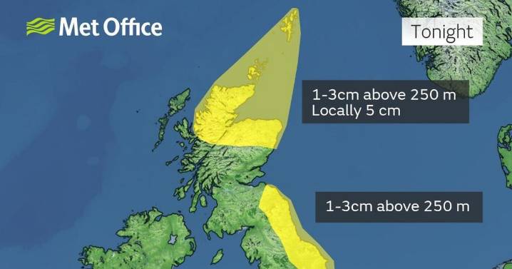 Met Office issues fresh weather warnings as temperatures plummet overnight