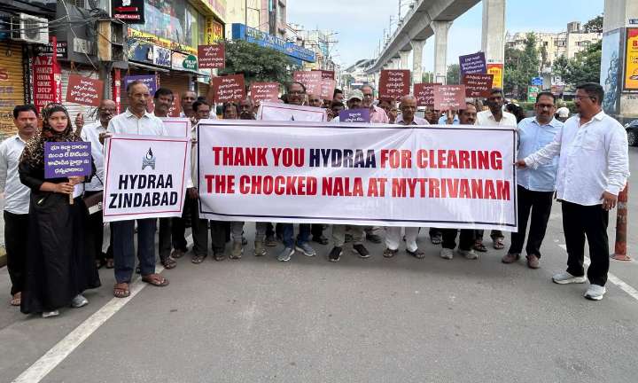Ameerpet, Patny Residents Thank CM Revanth Reddy and HYDRAA for Resolving Decades