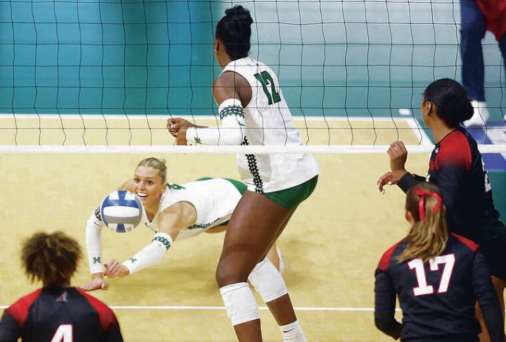 Rainbow Wahine take it to the Matadors and move into sixth place