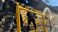 Susto en Boca: ocurrió un incendio en una tribuna de La Bombonera